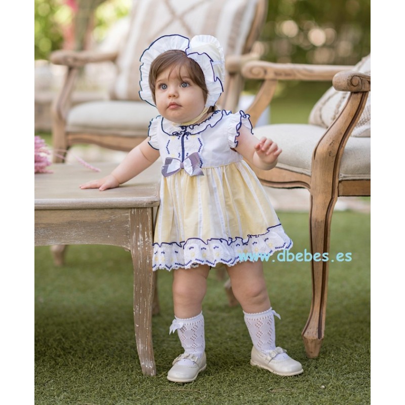 vestido dolce petit amarillo